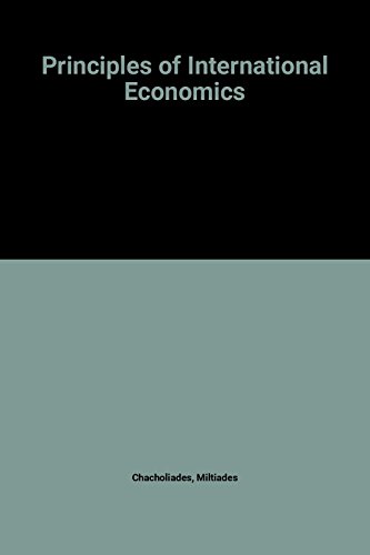 9780070103450: Principles of International Economics