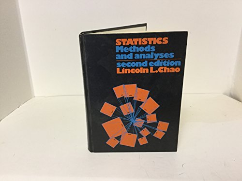 Stock image for Statistics: Methods and Analysis for sale by Bingo Books 2