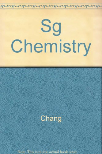 Study Guide to Accompany Chang- Chemistry (9780070105331) by Chang; Raymond Chang