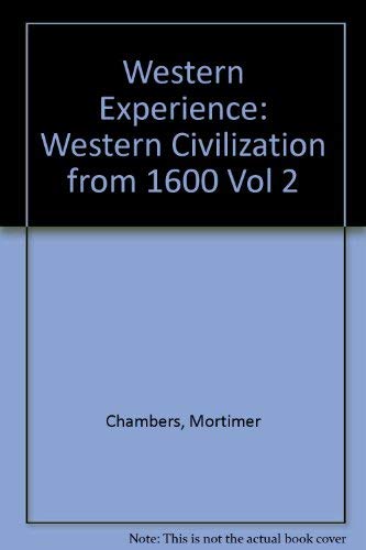 9780070106185: The Western Experience