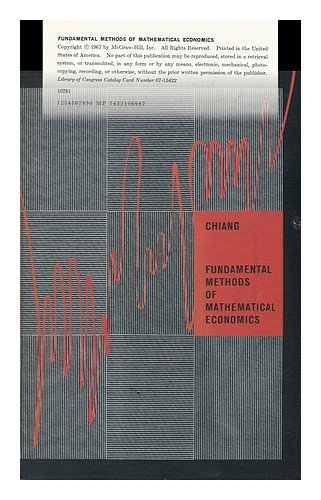 Stock image for Fundamental Methods of Mathematical Economics for sale by ThriftBooks-Dallas
