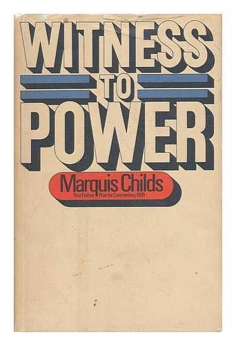 Stock image for Witness to power for sale by Library House Internet Sales