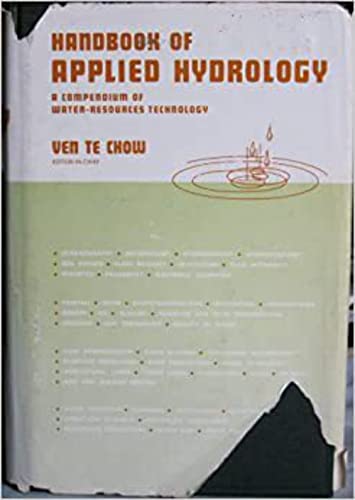 Imagen de archivo de Handbook of Applied Hydrology: A Compendium of Water-resources Technology a la venta por HPB-Red