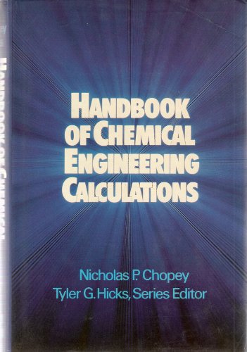 Stock image for Handbook of chemical engineering calculations for sale by BooksRun