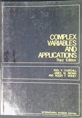 Stock image for Complex Variables and Applications for sale by Better World Books