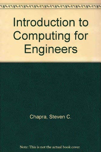 Imagen de archivo de Introduction to Computing for Engineers a la venta por Better World Books: West