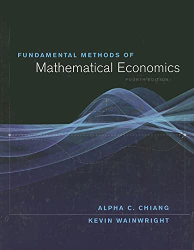 

Fundamental Methods of Mathematical Economics