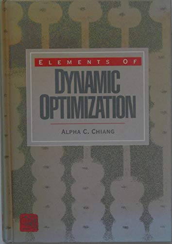 Stock image for Elements of Dynamic Optimization for sale by ThriftBooks-Dallas
