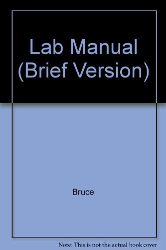 Lab Manual (Brief Version) (9780070109711) by Bruce; Cocanour