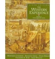 9780070110687: To the 18th Century (Chapters 1-17) (v. 1) (Western Experience)