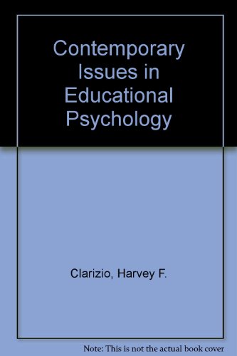 Beispielbild fr Contemporary Issues in Educational Psychology zum Verkauf von HPB-Red