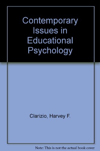 Stock image for Contemporary Issues in Educational Psychology for sale by HPB-Red