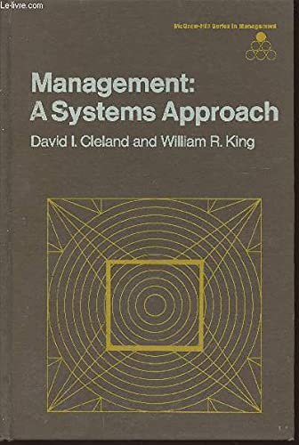 Imagen de archivo de Management : A Systems Approach a la venta por Better World Books