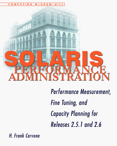 Imagen de archivo de Solaris Performance Adminisration a la venta por Better World Books