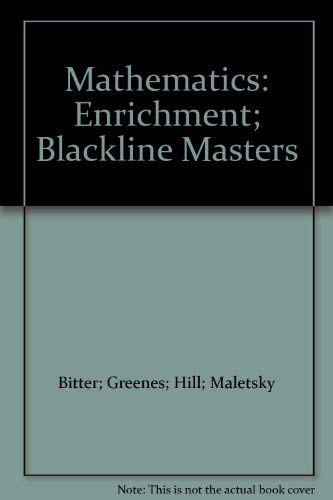 9780070126831: Mathematics: Enrichment; Blackline Masters