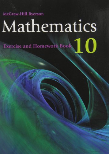 9780070127333: Mathematics 10 Exercise and Homework Book