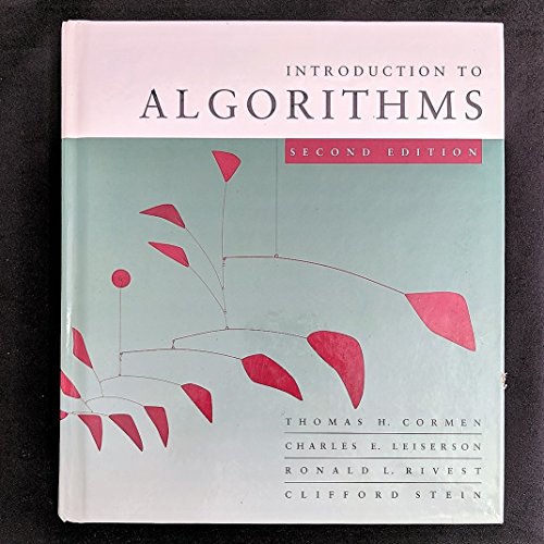Beispielbild fr Introduction to Algorithms, Second Edition zum Verkauf von Goodwill of Colorado