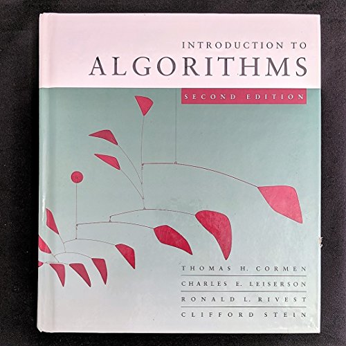 9780070131514: Introduction to Algorithms, Second Edition