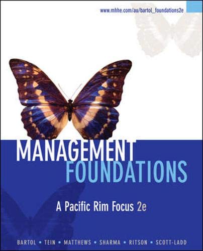 9780070131576: Management Foundations