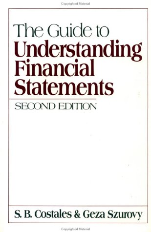 Imagen de archivo de The Guide to Understanding Financial Statements a la venta por Better World Books