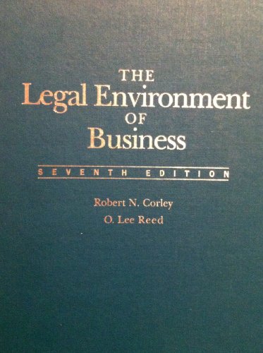 9780070132566: Legal Environment of Business