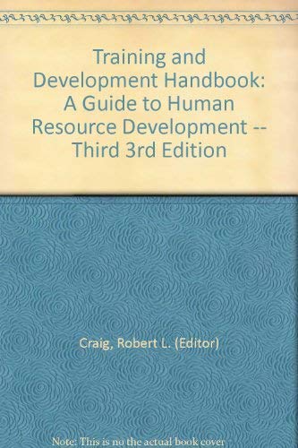 Stock image for Training and Development Handbook; A Guide to Human Resource Development for sale by Alf Books