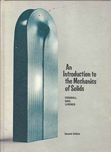 Imagen de archivo de An Introduction to the Mechanics of Solids a la venta por HPB-Red