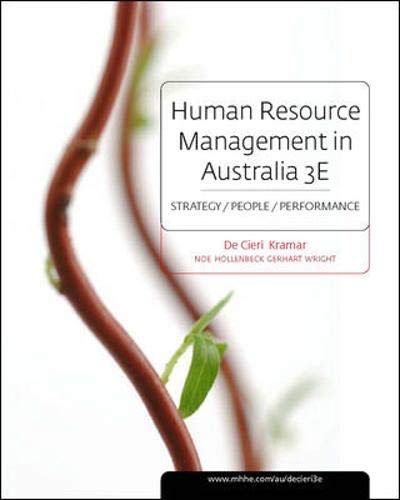 9780070135031: Human Resource Management in Australia