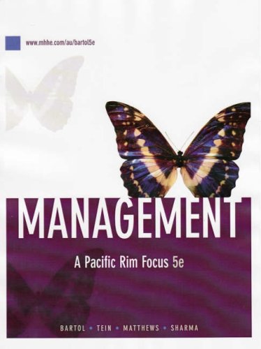9780070135055: Management: A Pacific Rim Focus