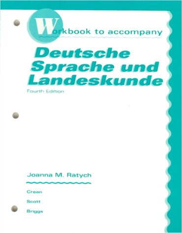 Imagen de archivo de Workbook to Accompany Deutsche Sprache Und Landeskunde a la venta por ThriftBooks-Dallas