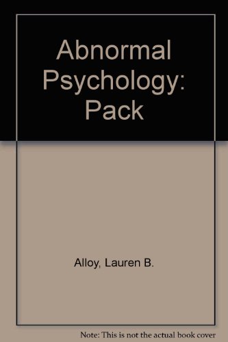 9780070136298: Pack (Abnormal Psychology)