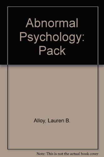 Stock image for Abnormal Psychology: Pack for sale by Bookmans