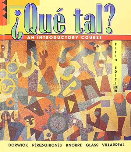 9780070136816: Que Tal: An Introductory Course