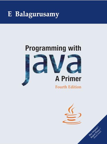 Beispielbild fr Programming with Java: A Primer zum Verkauf von Irish Booksellers