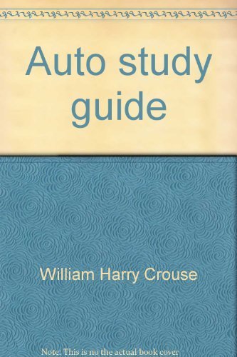 Imagen de archivo de Auto study guide a la venta por HPB-Red