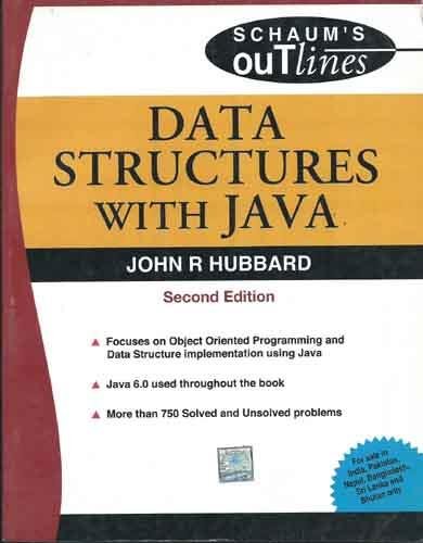 9780070146075: Data Structures with JAVA (SIE) (Schaum's Outlines Series) 2ED