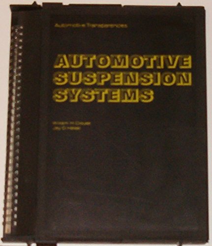 Auto.suspension Systems -transparencies (9780070146754) by Unknown Author