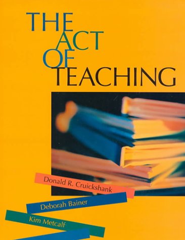 Imagen de archivo de The Act of Teaching a la venta por HPB-Red