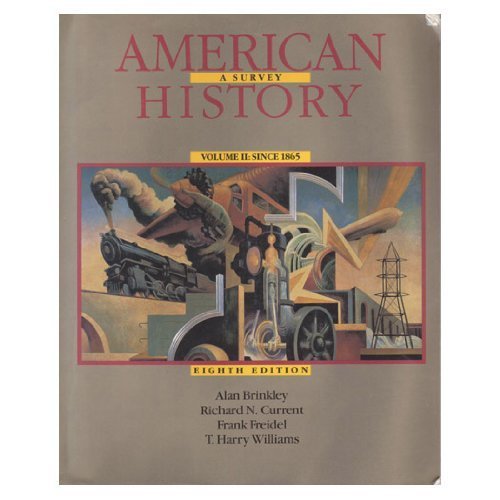 Stock image for American History: A Survey, Vol. 2 for sale by Wonder Book