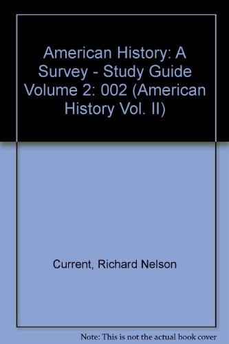 Imagen de archivo de American History Since 1865/Study Guide a la venta por -OnTimeBooks-