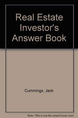 Stock image for The Real Estate Investor's Answer Book for sale by Better World Books: West