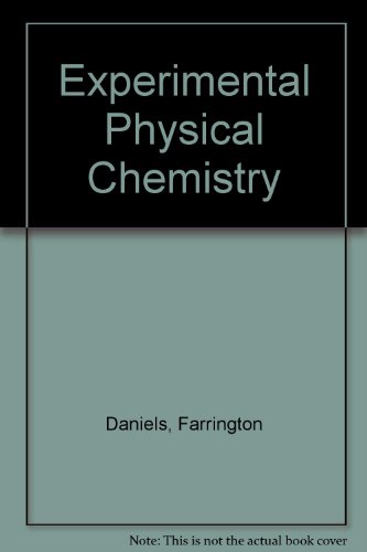 9780070153998: Experimental Physical Chemistry