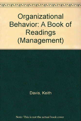 9780070155008: Organizational Behavior: A Book of Readings (Management S.)
