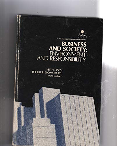 9780070155244: Business and Society: Environment and Responsibility (Management S.)