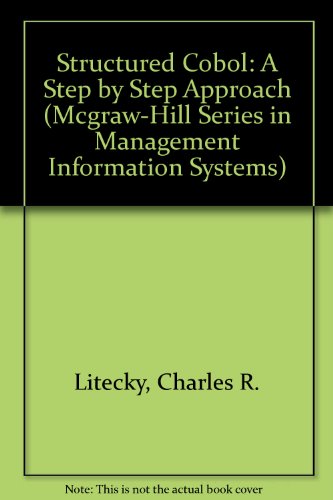 Stock image for Elementary Structured COBOL : A Step by Step Approach for sale by Better World Books