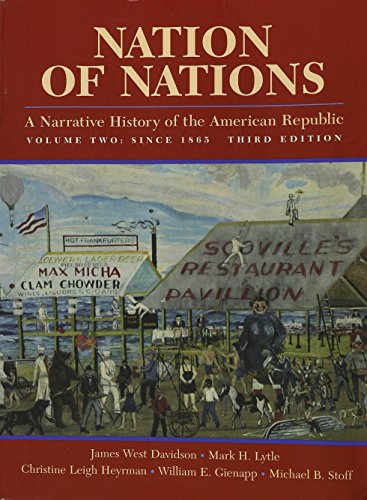 Beispielbild fr Nation of Nations: A Narrative History of the American Republic, Volume II zum Verkauf von Big Bill's Books