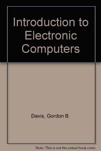 9780070158214: Introduction to Electronic Computers