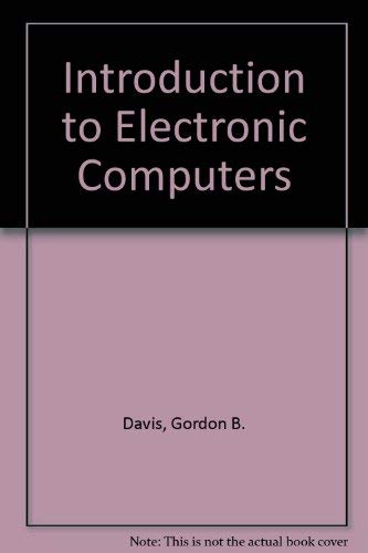 9780070158252: Introduction to Electronic Computers