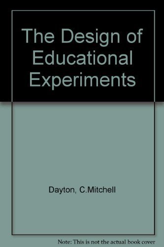 9780070161740: The Design of Educational Experiments