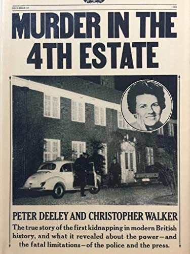 Imagen de archivo de Murder in the fourth estate, a la venta por Books From California